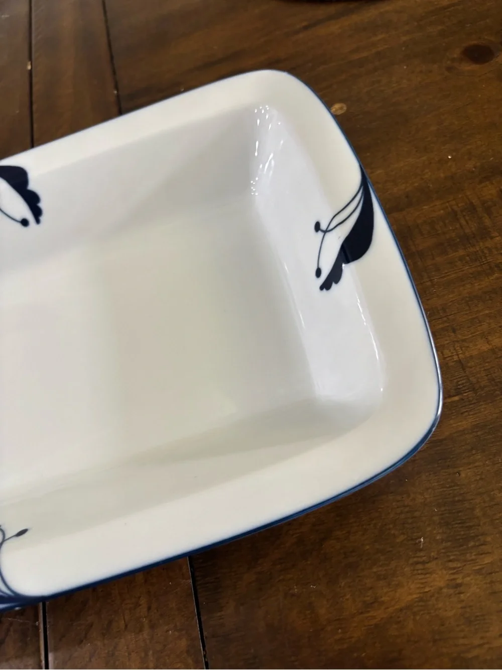 Vintage Dansk flora porcelain rectangle casserole dish